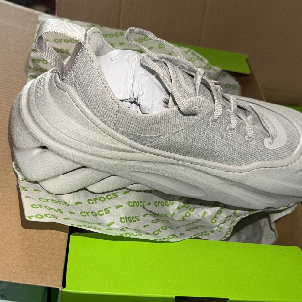 CROCS Gray Athletic Shoes